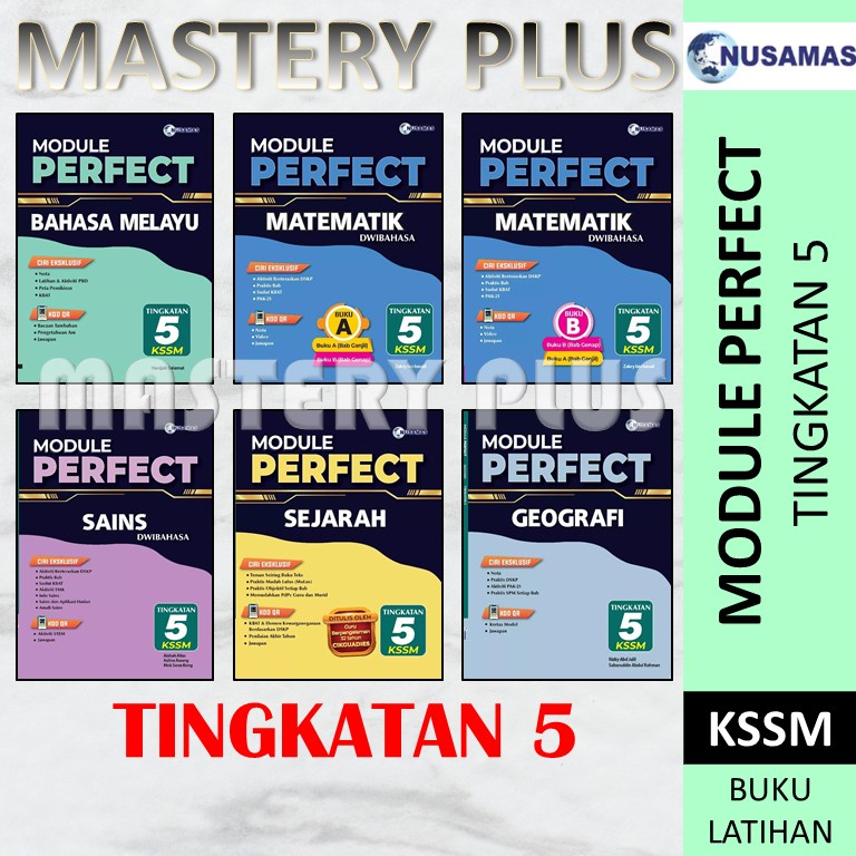 Module Perfect Tingkatan Matematik Sains Dwibahasa Sejarah Geografi Nusamas