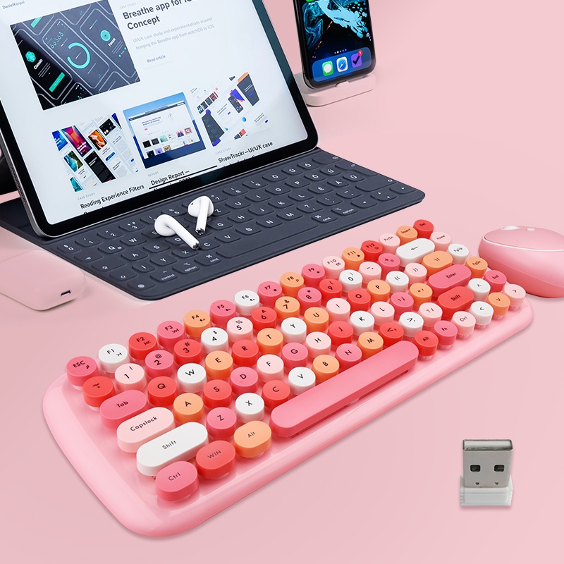 MOFII Candy Mixed Color Wireless Keyboard