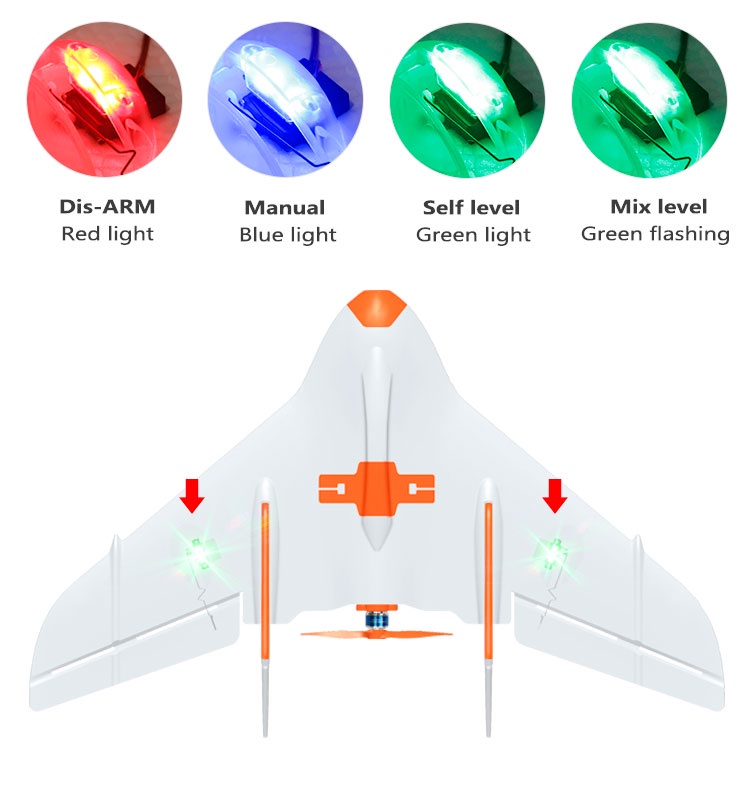 LDARC TINY WING 450X V2 431mm Wingspan EPP Foam FPV RC Airplanes Flying ...