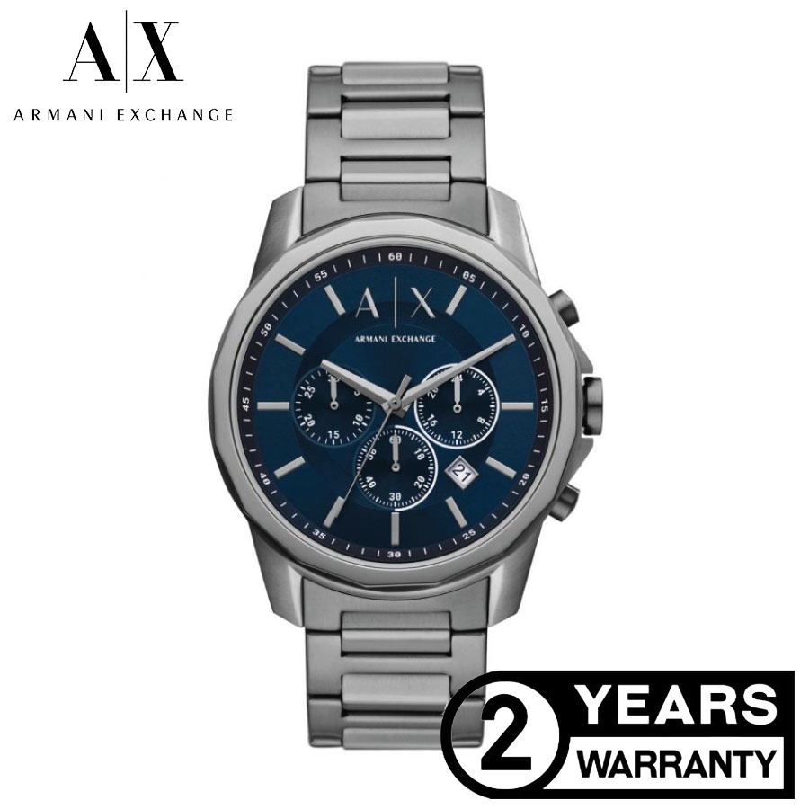 [Official Warranty] Armani Exchange AX1731 Men's Chronograph Gunmetal ...