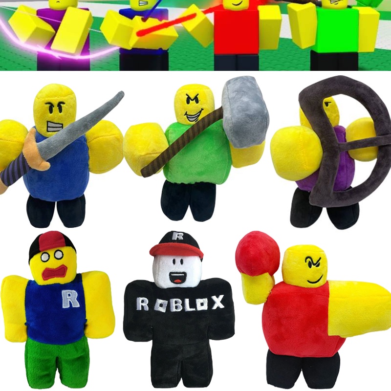 Ready Stock!!! 24cm Roblox Baller Plush Toy Stuffed Doll Cute Roll Ball  Robot Game For Kids Fans Gift