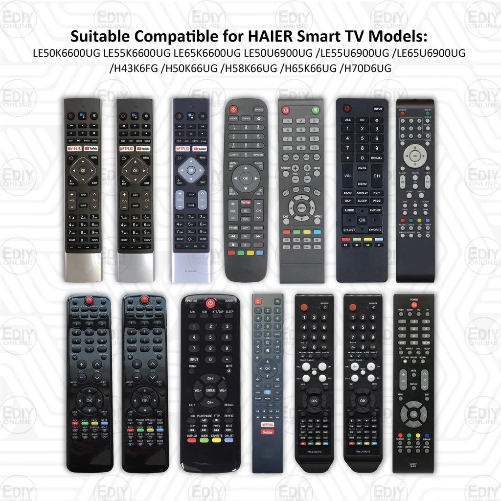 UNIVERSAL FOR HAIER HTR-U27A HTR-A27 HTR-U27E MT1 HTR-A10E HTR-A10 HTR ...