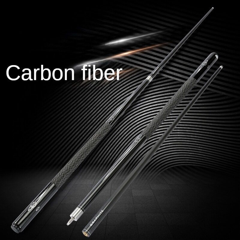 Carbon Fiber Pool Cue Black 8 Snooker American Nine Ball Billiard Cue