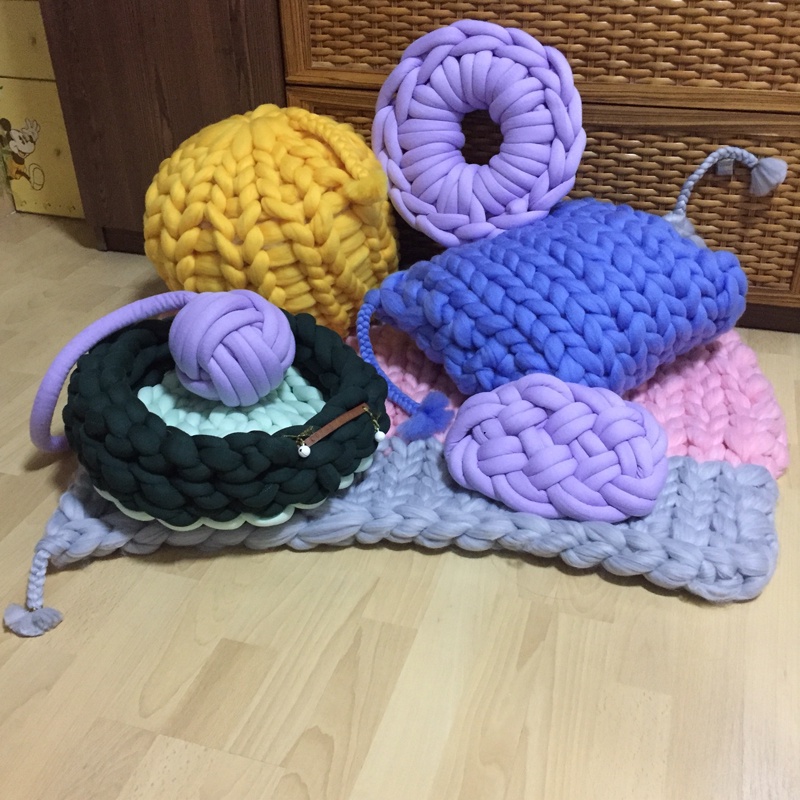 500g Thick Chunky Yarn Iceland Line Roving Spinning cotton Yarn DIY ...