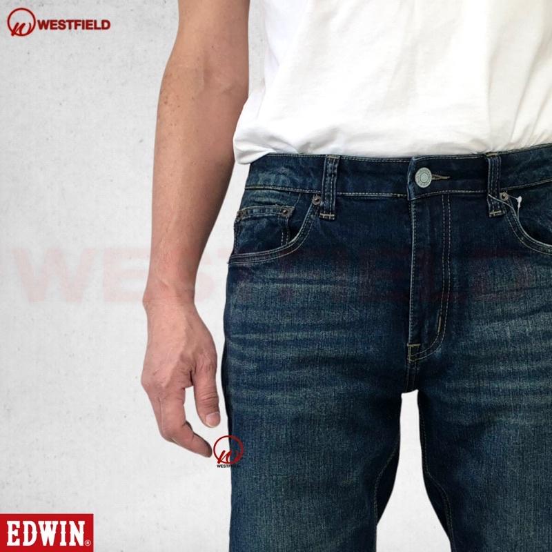 EDWIN 505 MEN’S STRETCHABLE INDIGO BLUE STRAIGHT CUT JEANS ( 7705 2607 ...