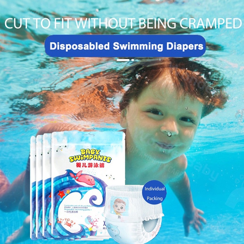 Waterproof Disposable Baby Swimming Diaper Leakproof Toddlers Kids