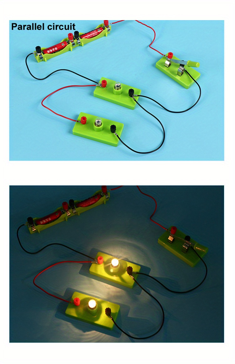 Student DIY Physical Parallel And Series Bulb Circuit Experiments ...