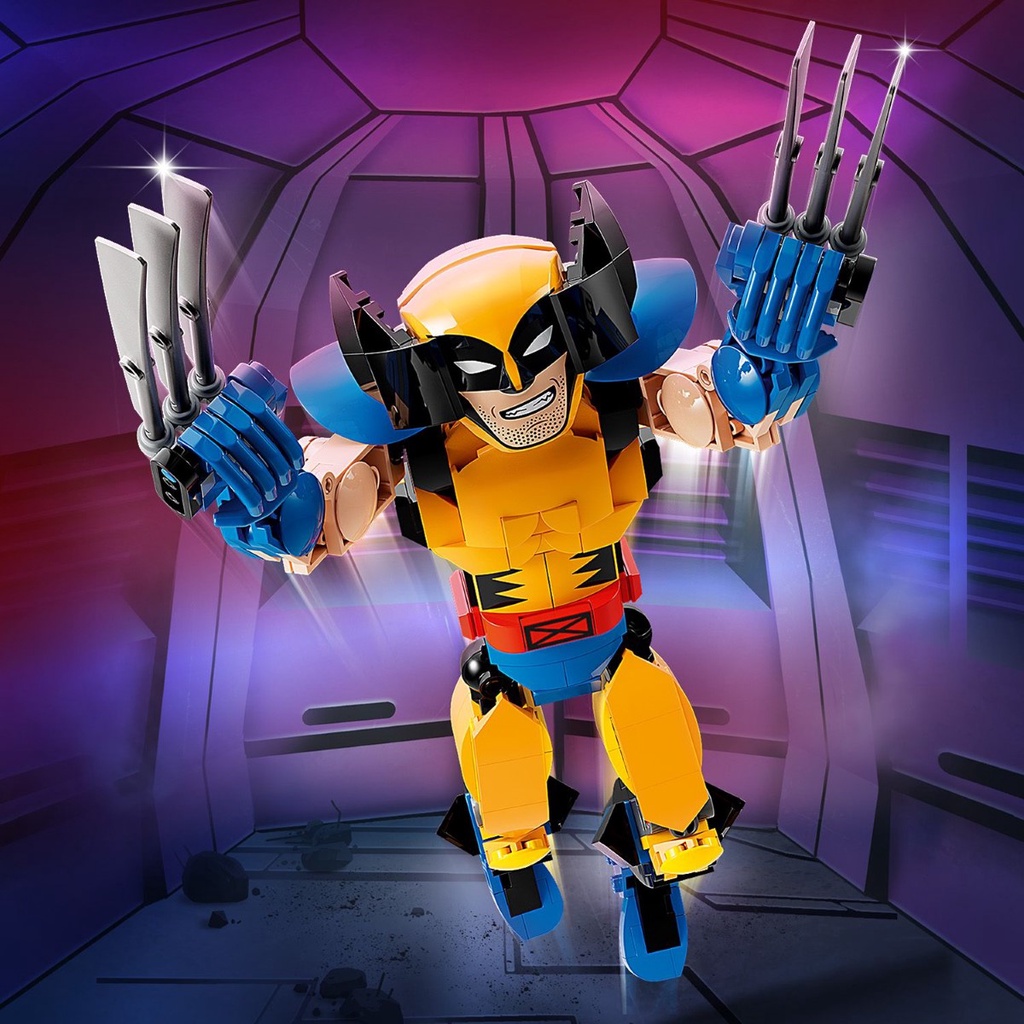 LEGO 76257 Marvel Wolverine Construction Figure Building Toy Set (327 ...