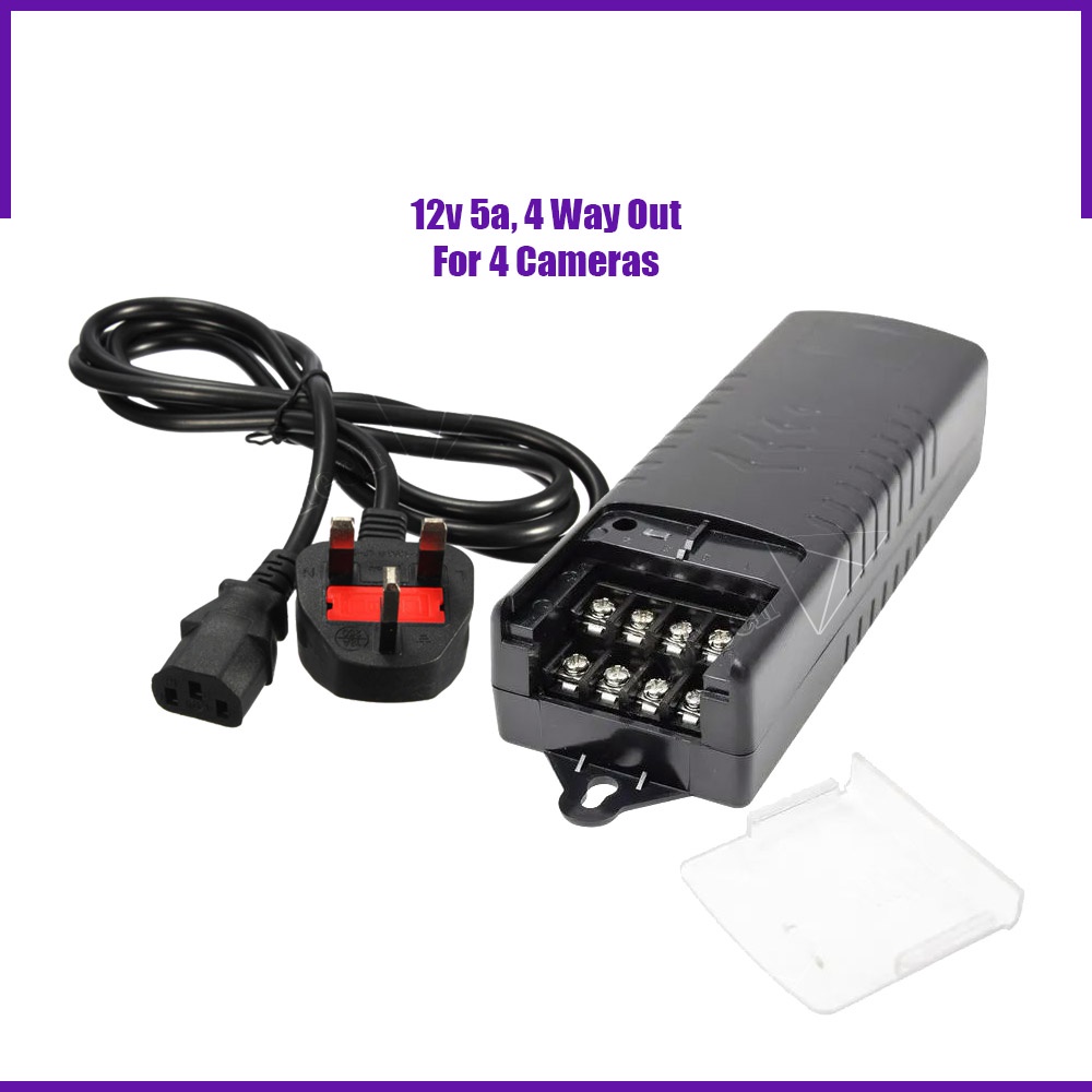 FunTech 12V 5A / 12V 10A / 12V 20A CCTV Power Supply For Analog CCTV Security Camera Power Box