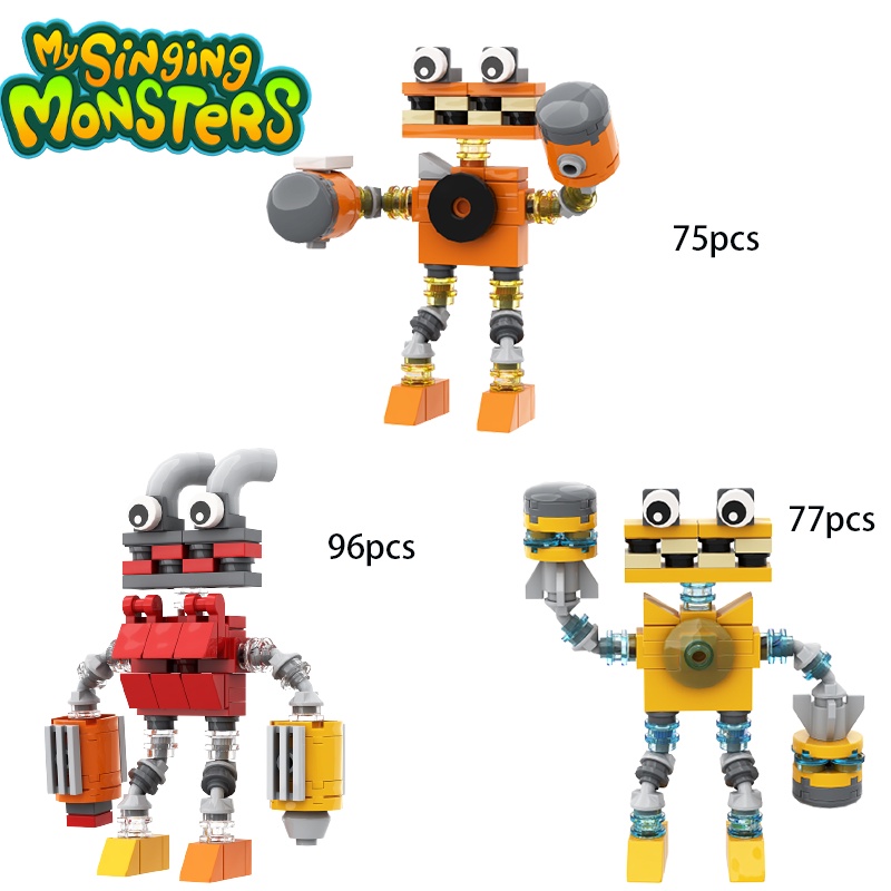 MOC My Singing Monsters Orange Wubbox Robot Building Blocks Set Song  Figures Mecha Idea DIY Toy Children Birthday Christmas Gift - AliExpress