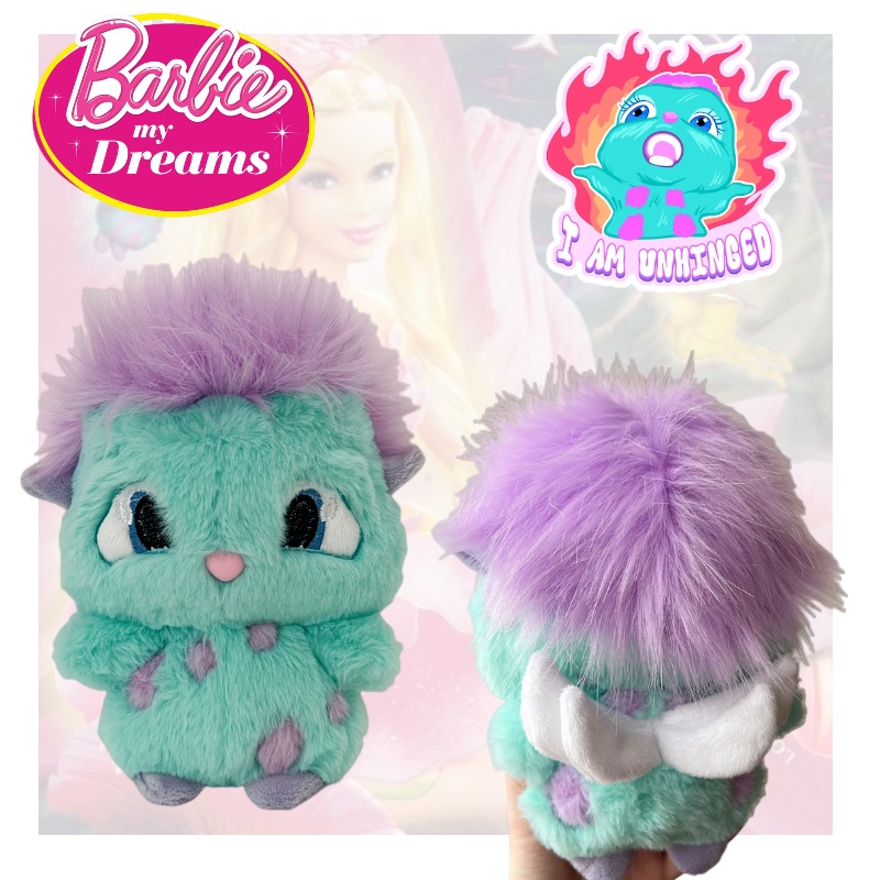 Hychumey 25cm Barbie FairyTopia Bibble Plush Toy Cartoon Plushies Cute  Pillow Decor Gifts Kids