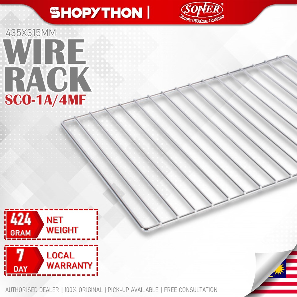 SONER Wire Mesh SS201 for SCO-1A / SCO-4MF (435x315mm) Stainless Steel ...