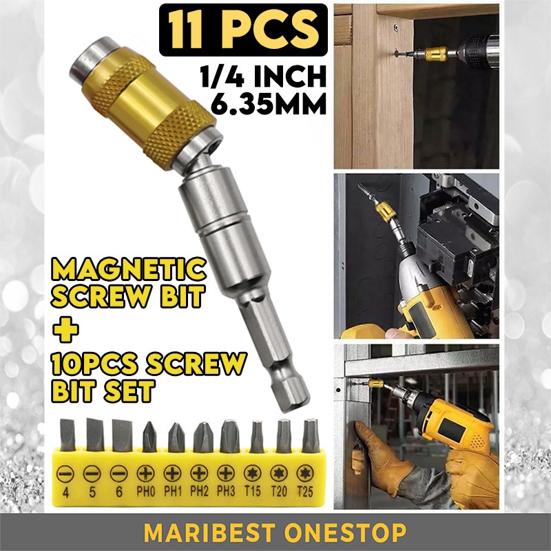 Magnetic screw 2024 drill tip