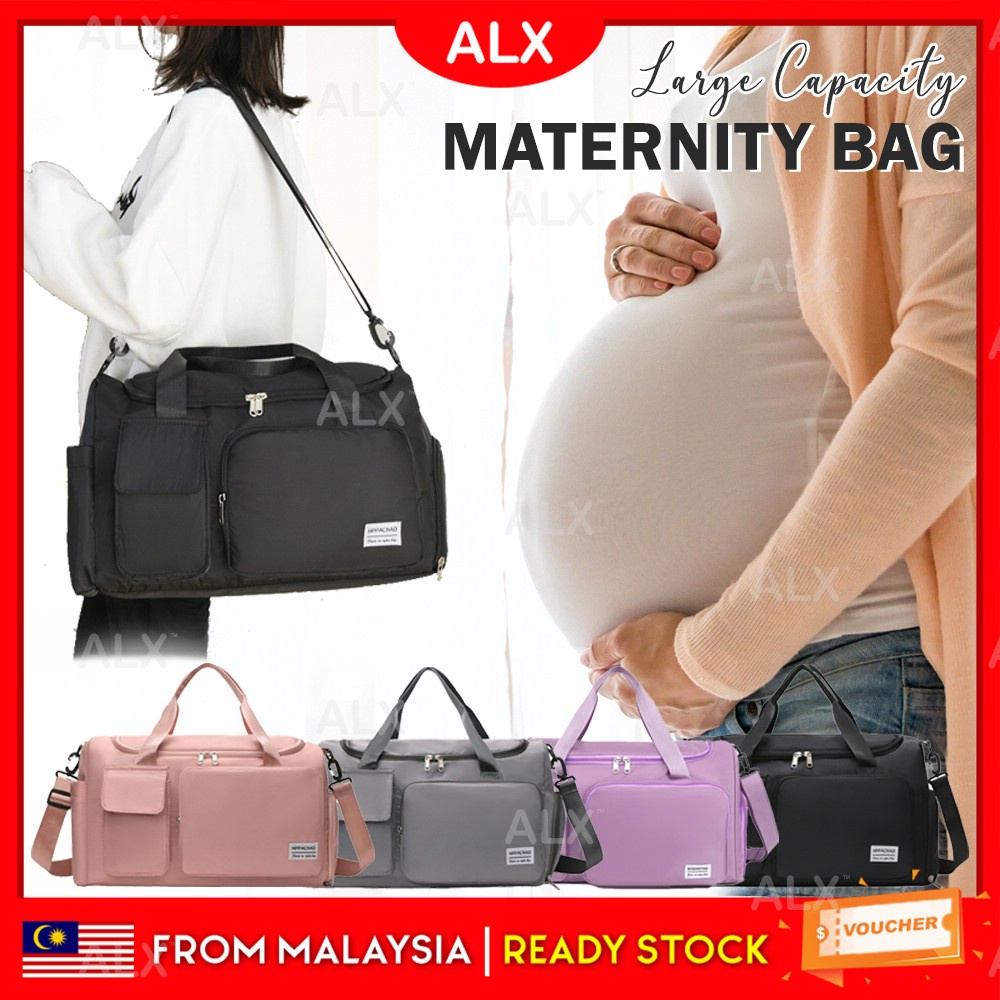 ALX Big Capacity Maternity Hospital Bag Baby Diapers Tote Crossbody