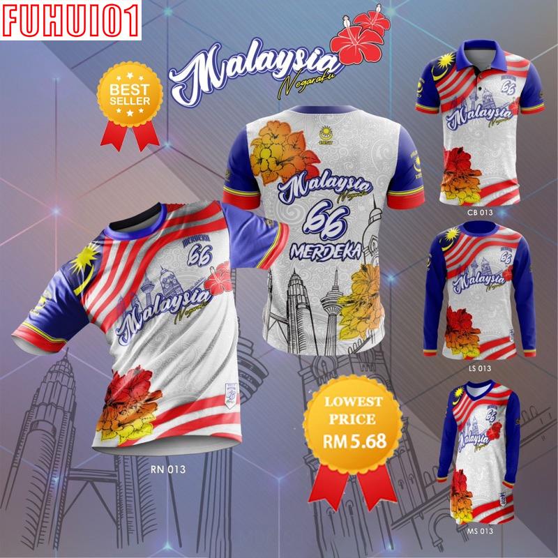 Fuhui01 Jersi Malaysia Merdeka 2023 66yr Edition Merdeka 66 Shirts Malaysia Merdeka 66 2023 3850