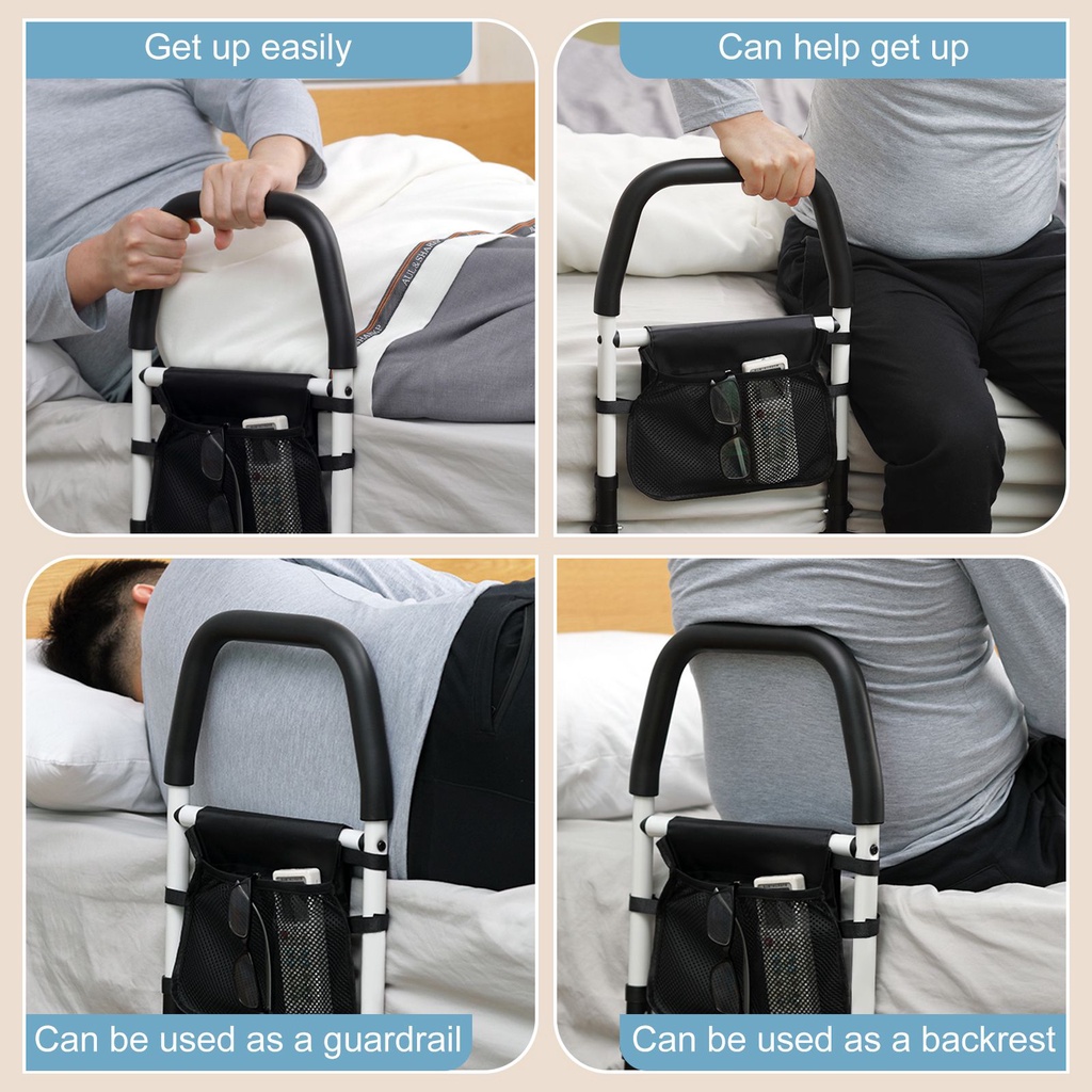 Bed Safety Rail Assist for Elderly Adults Pregnant women Foldable ...