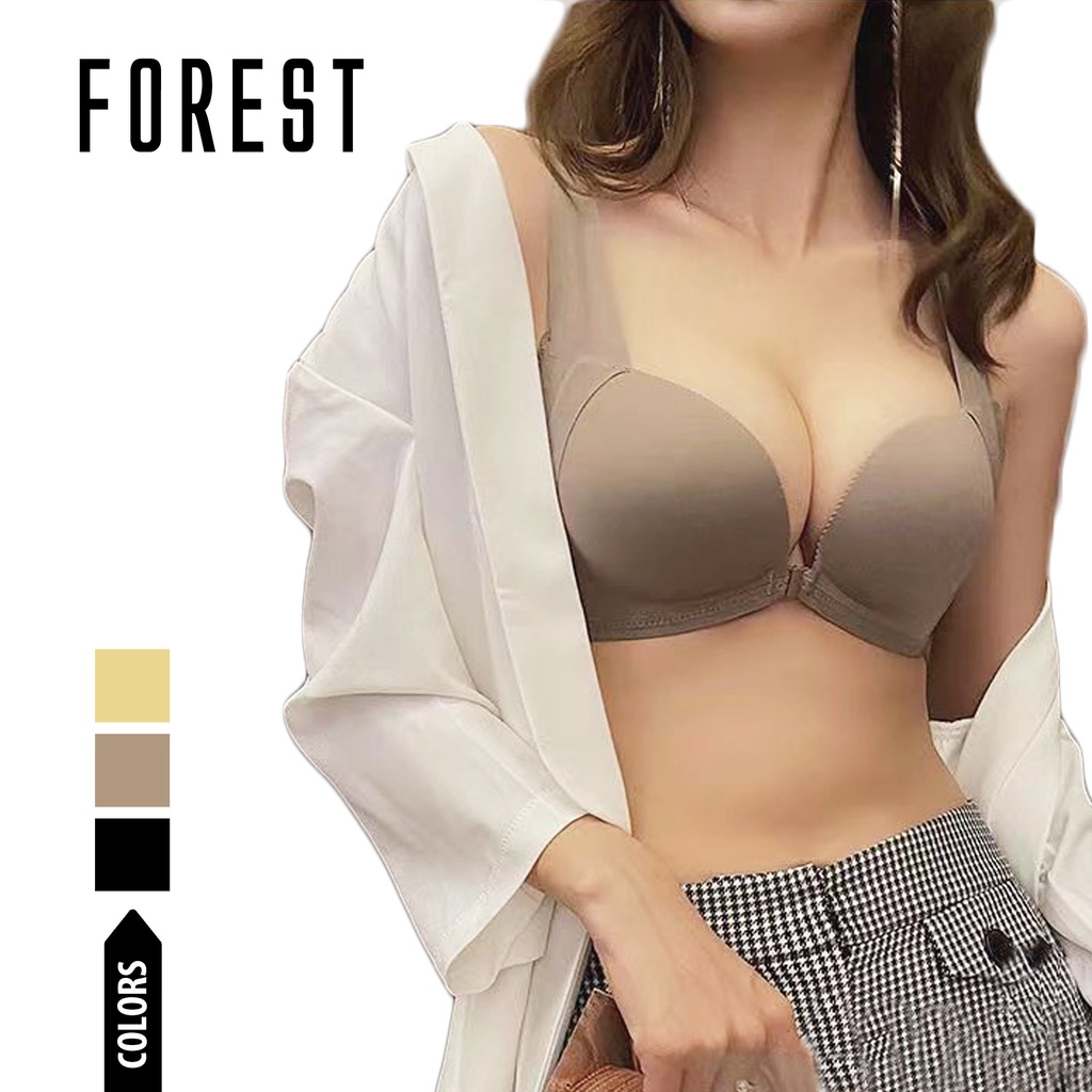 1Pc) Forest Ladies Nylon Spandex Seamless Bra Selected Colours
