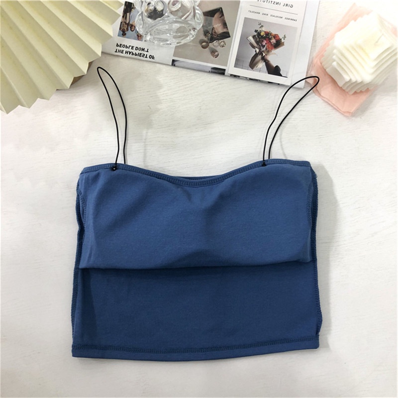 Kit 4 Women Bra Kit Threaded Cotton Sexy Inside and Outside Wear Bra ...