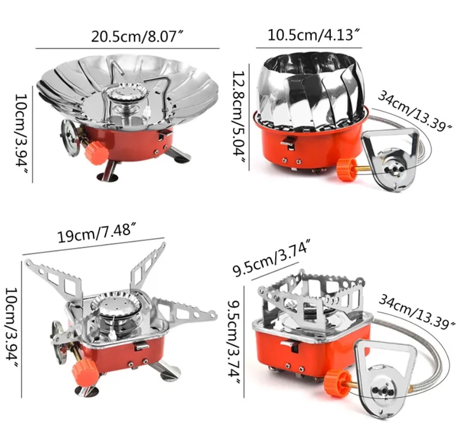 Folding Camping Mini Gas Stove Camping Stove Outdoor Picnic Gas Stove ...