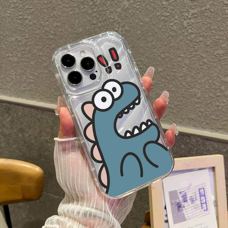 Suntaiho Funny Cute Casing Shark Cartoon Expression Pattern Phone Case ...