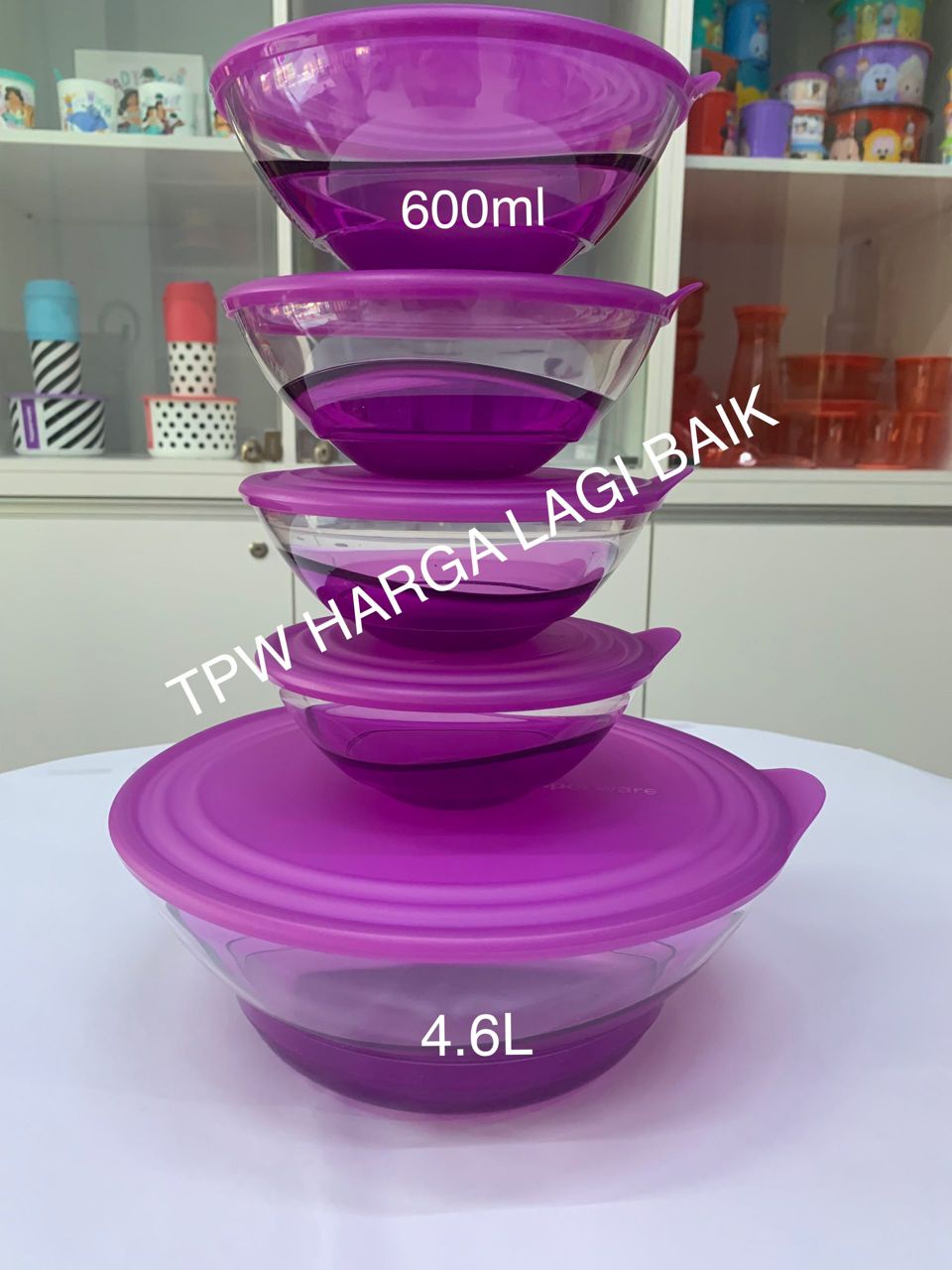 Tupperware Raya Green Elegansia Bowl (5pcs) / Hijau Damar | Shopee Malaysia
