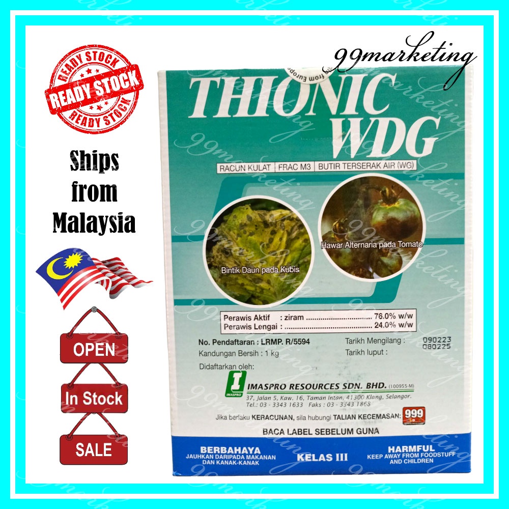 1KG Thionic WDG Imaspro Ziram Fungicide Racun Kulat Hawar Bintik Daun ...