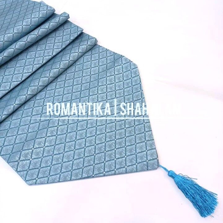 Romantika Classic Table Runner 2m Diamond Table Cloth Linen Cotton ...