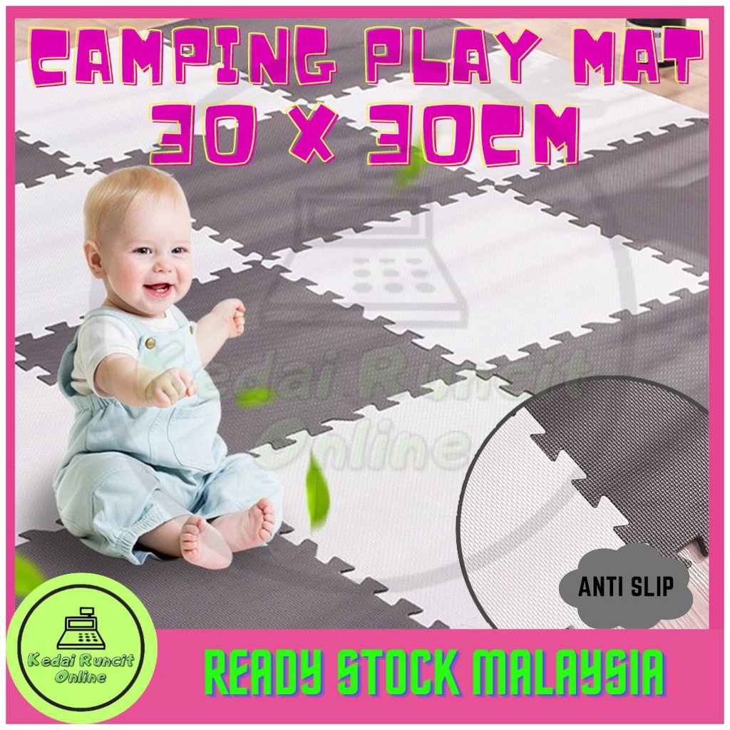 Baby Playmat EVA Foam Picnic Mat Play Mat Puzzle Mat Camping Floor