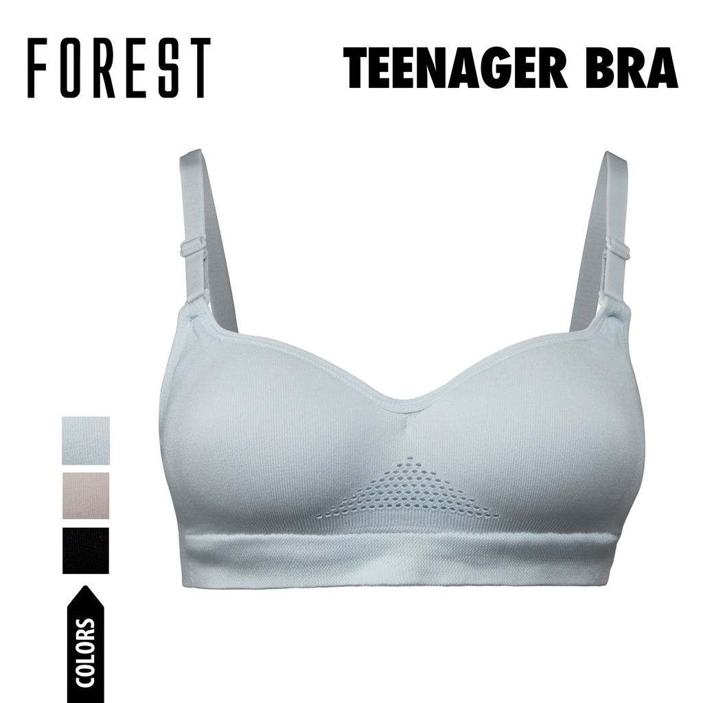 1Pc) Forest Teenager Cotton Spandex Bra Selected Colours- FBD0036J
