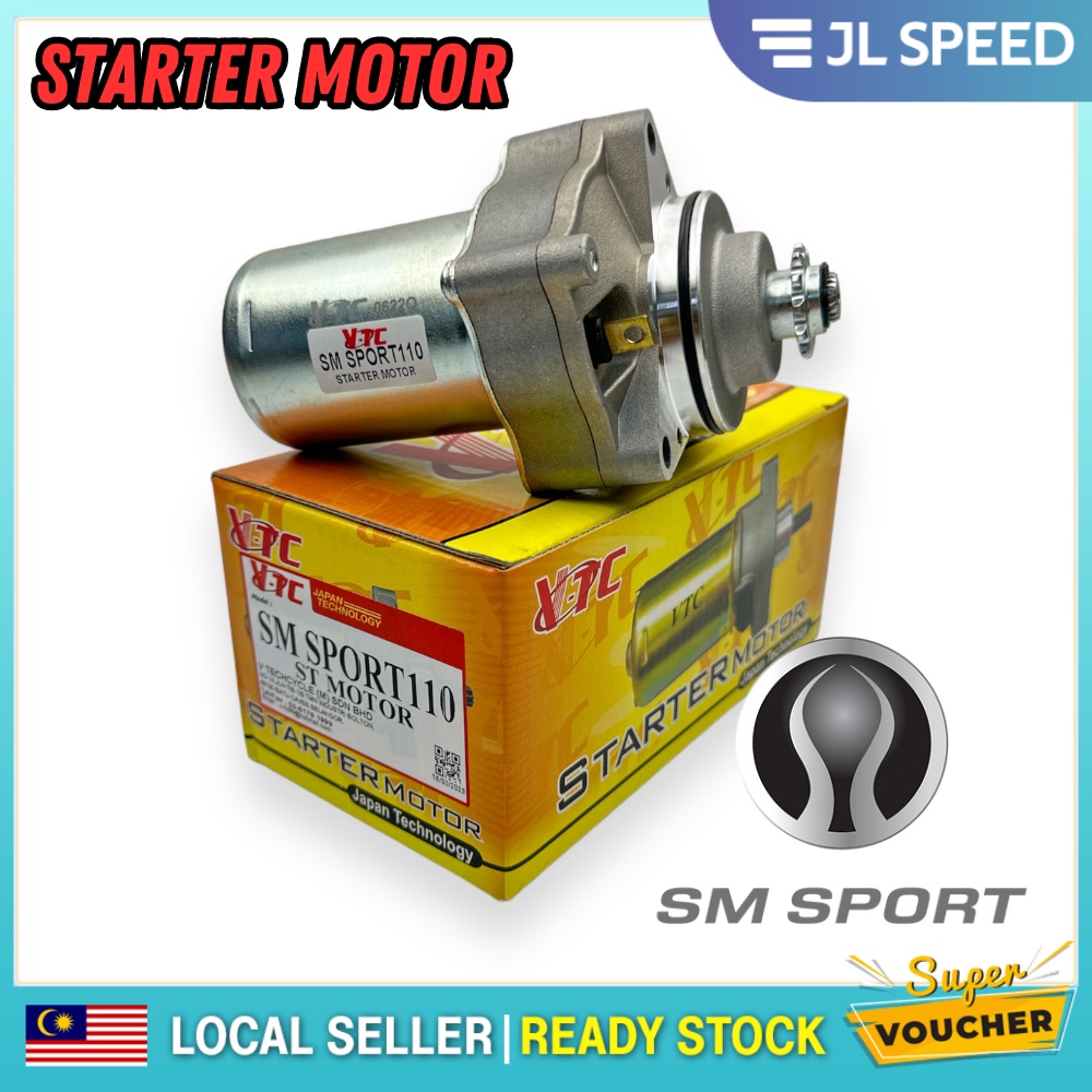 BENELLI SM SPORT 110R / 110E / SMSPORT 110 STARTER MOTOR ASSY STARTOR ...