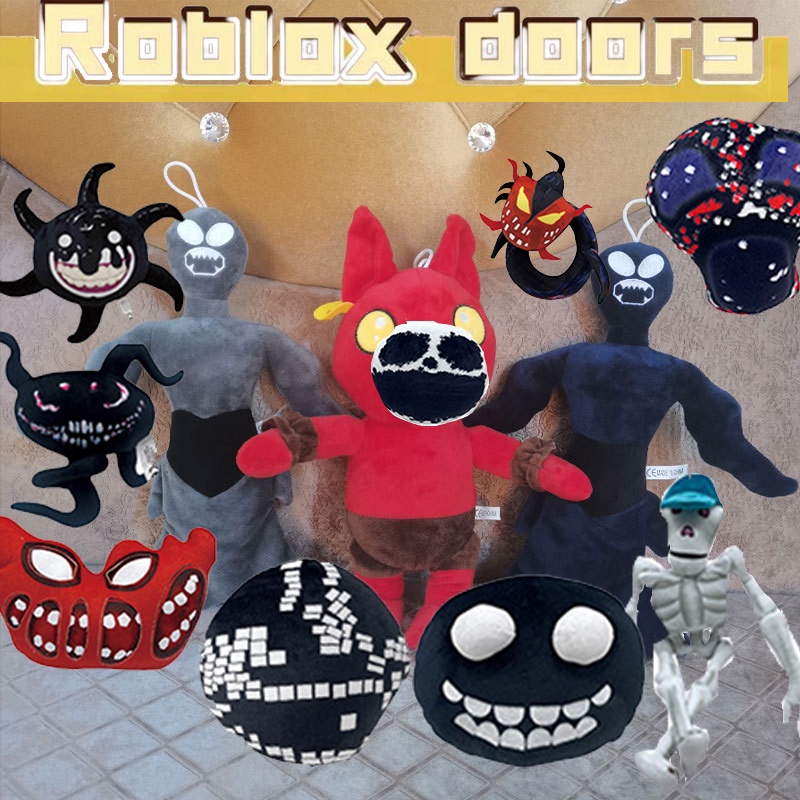 BCASA Doors Roblox,Peluche Doors Roblox,Doors Roblox Plush, Doors Roblox  Peluche,Doors Roblox Plushie,Doors Roblox Figure,Horror Monster Pillow for  Kids and Fans Gifts and Decoration (A) : : Jeux et Jouets