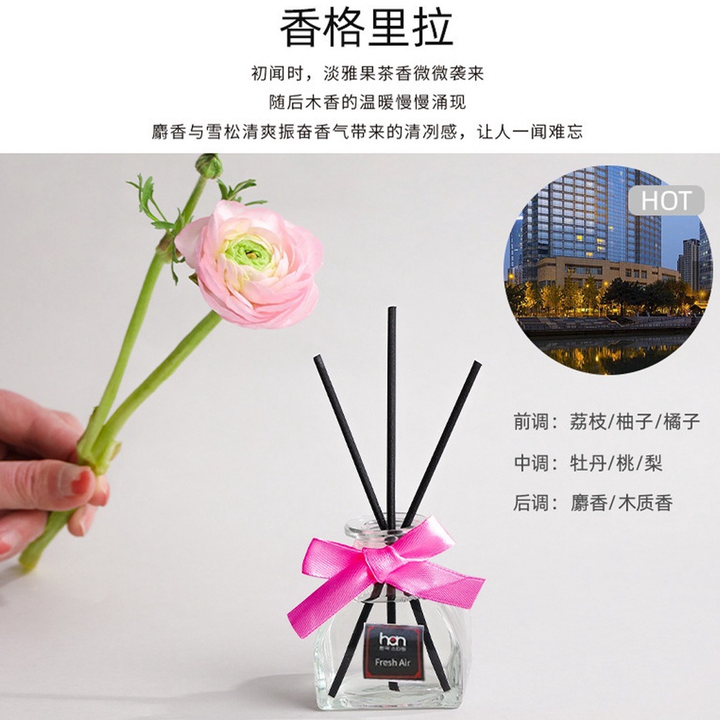 Wenbo Indoor Ribbon Freshener Aromatherapy Oils Glass Bottle With Stick ...