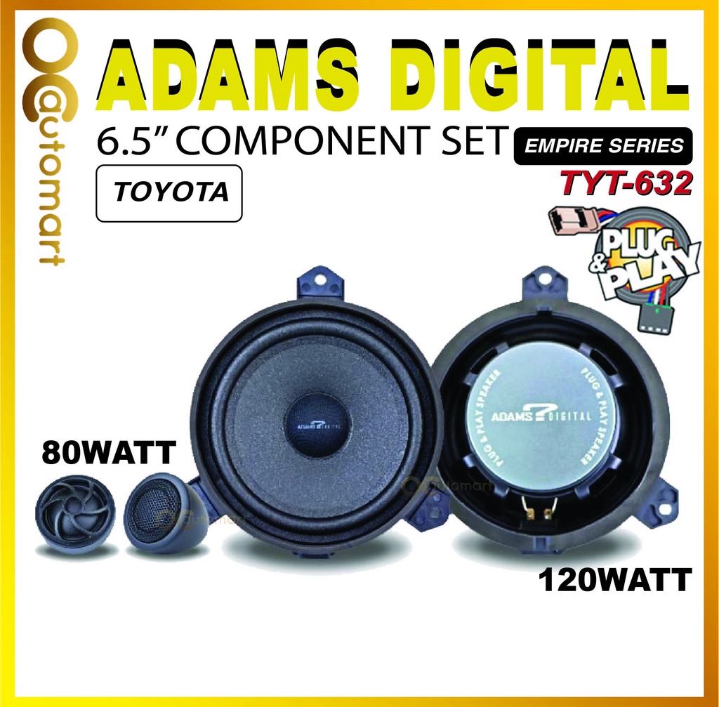 Adams Digital Toyota OEM Plug and Play 6.5