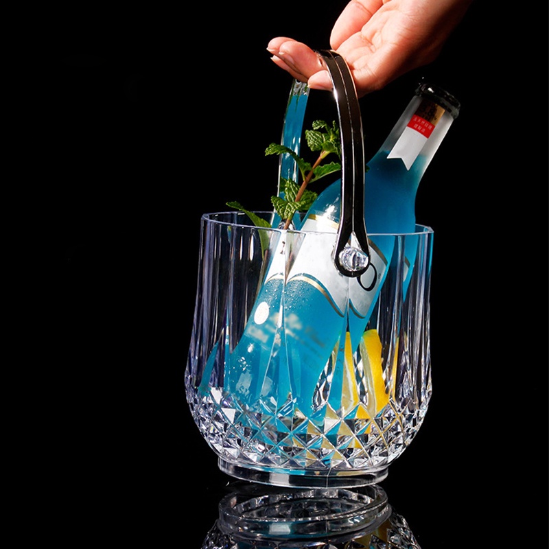 BC Plastic Manufacturer Spot Portable Ice Bucket Small Crystal Ice ...