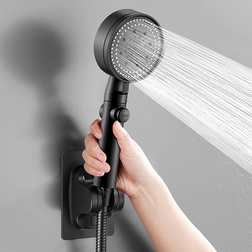 5 Modes High Pressure Handheld Shower Adjustable Bath Water Saving ...