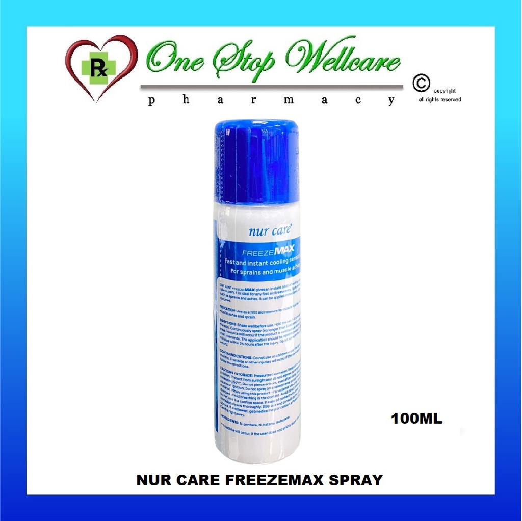 NUR CARE FREEZEMAX SPRAY 100ML (EXP:08/2027) | Shopee Malaysia