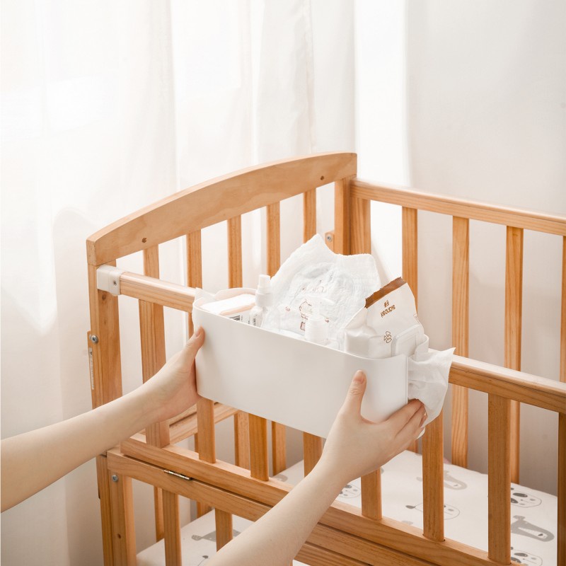 【PLAYFUL】Bedside Plastic Storage Caddy with Removable Hook Hanging ...