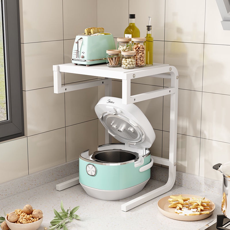 Kitchen Shelf Electric Rice Cooker Stove Air Fryer Table Top Storage