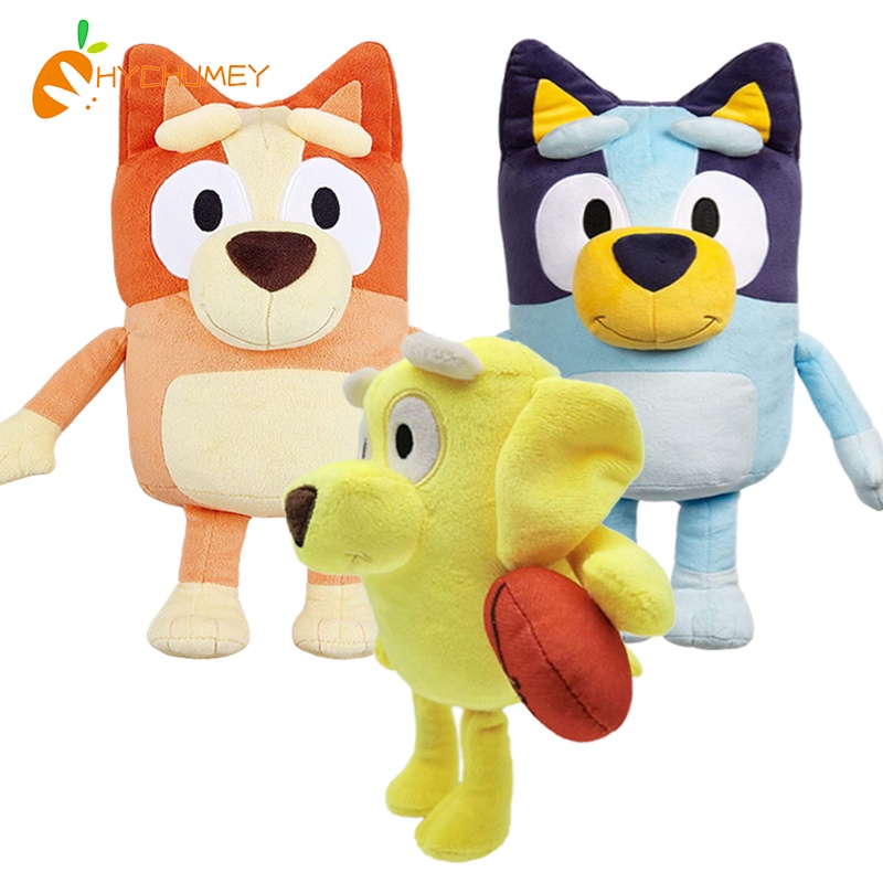 Cheap Anime 28cm Bluey And Bingo Dog Stuffed Animals Plush Toy