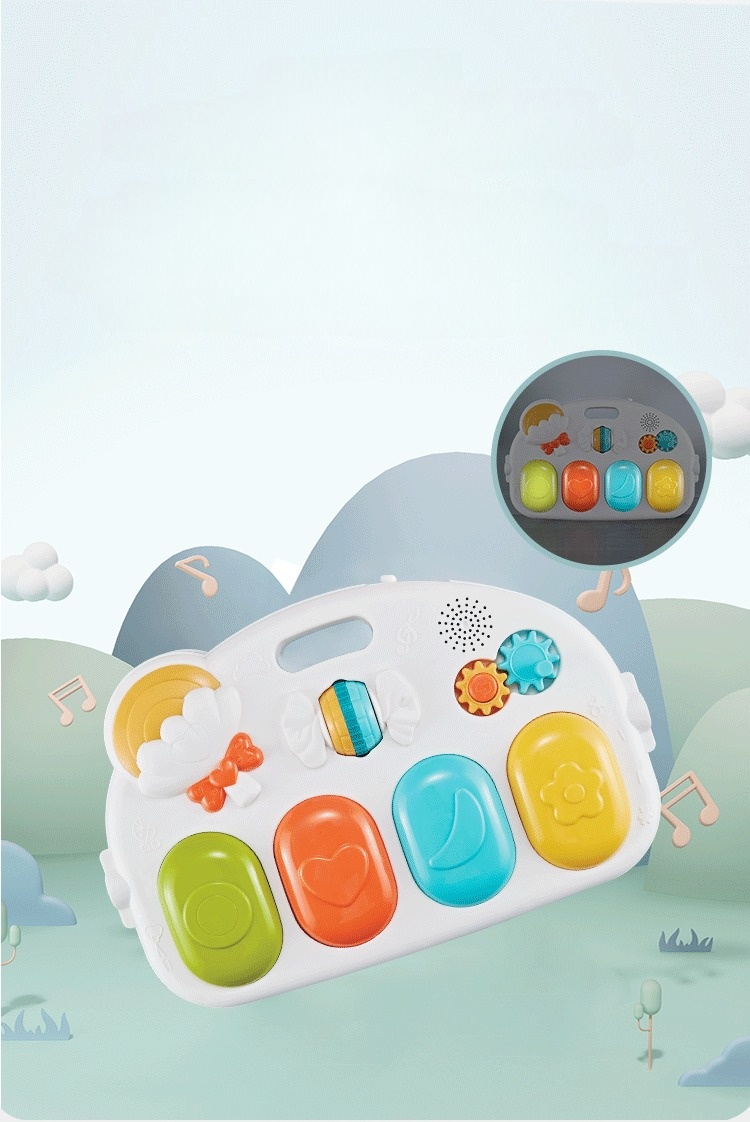 LH 2 IN 1 Baby Soft Play Mat + Craddle With Piano + Baby Rocking Chair ...