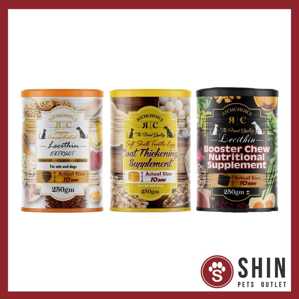 Rich Choice Holistic Lecithin Booster Chew Nutritional Supplement 250