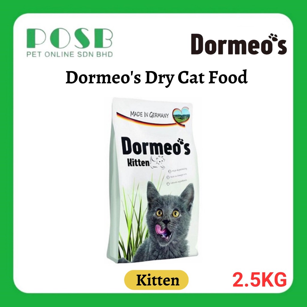 Dormeo s Kitten Cat Dry Food 2.5kg Makanan Kucing Shopee Malaysia