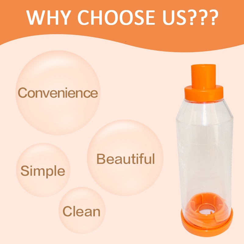Aerosol Chamber Silicone Aerosol Inhaler Chamber Nebulization Bottle ...