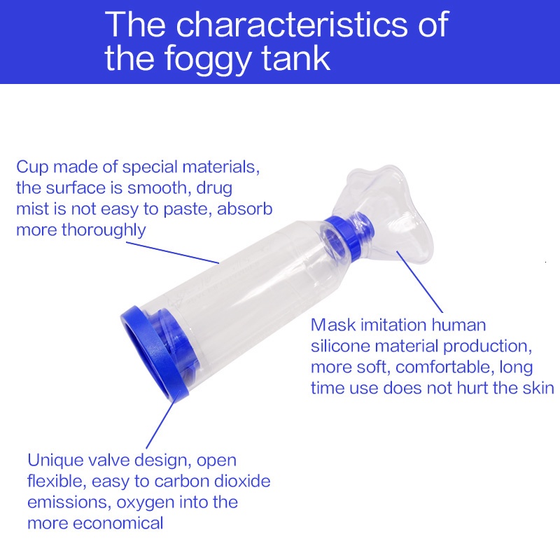 Aerosol Chamber Silicone Aerosol Inhaler Chamber Nebulization Bottle ...