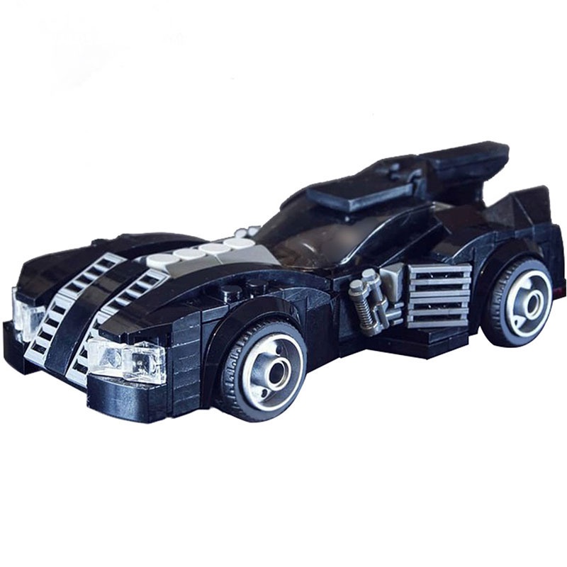 MOC Batman Arkham Asylum Batmobile Cars Building Blocks Toys For Kids ...