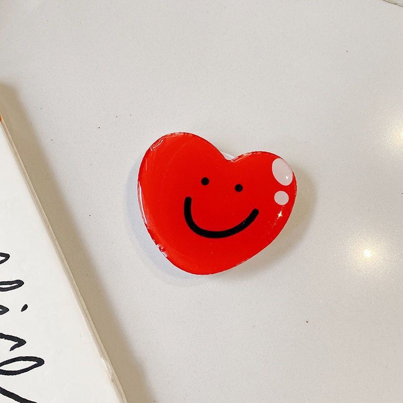 Cute Smiling Expression Phone Bracket Fashion Universal Love Heart ...
