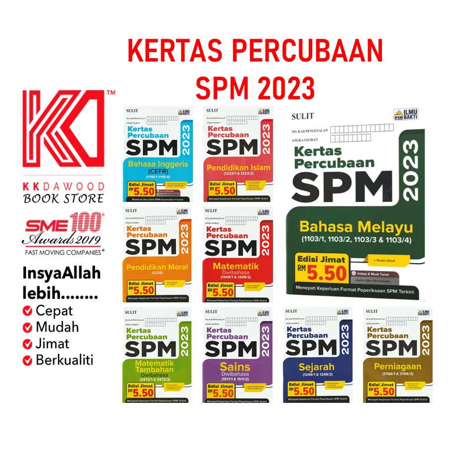 IlmuBakti: Kertas Percubaan SPM 2023 | Shopee Malaysia