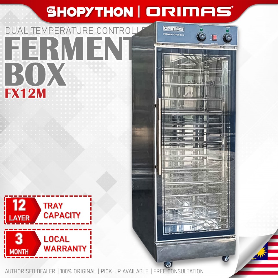 ORIMAS Fermentation Box FX12M (2500w) 12 Layer Proofer Fermenting Bread