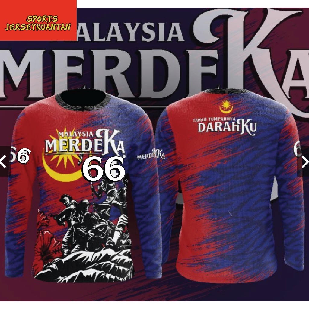 EXCLUSIVE SHIRT MALAYSIA MERDEKA 2023/2024 66YEARS Jersey Malaysia