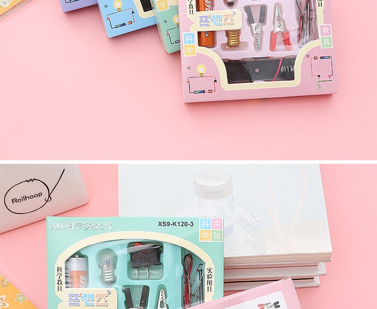 Science Teaching Aids Set Steam Tech Kids Equipment Light Bulb Switch ...